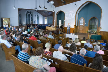 One of three Sunday morning services at Bridgewater Baptist in Montrose.