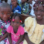 Togo kids faces up close