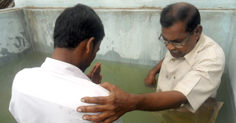 India baptisms